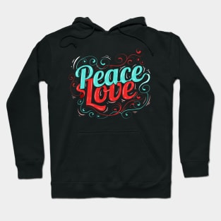 Peace and Love Hippie Human LGBTQ Hoodie